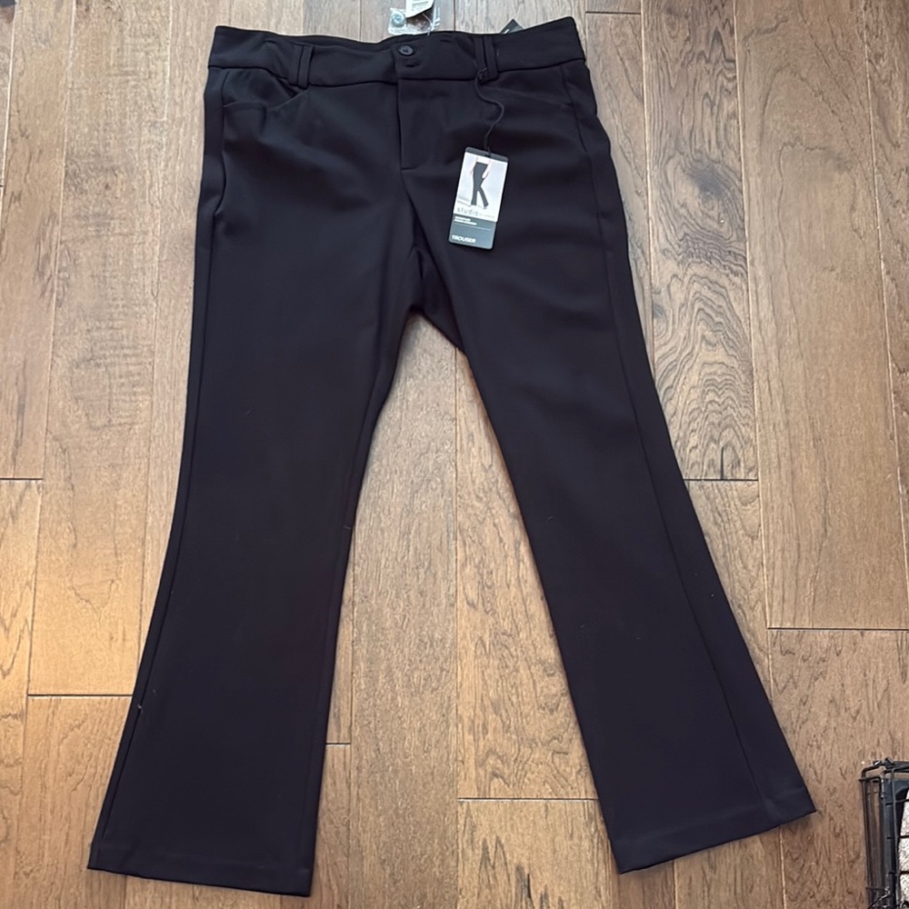 Elegant Black Flared Trousers